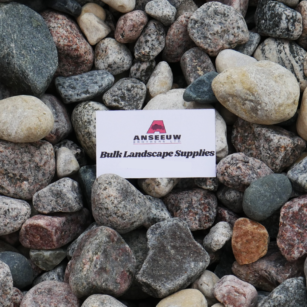 Anseeuw Bros 2" mixed granite available for pickup or delivery to Winnipeg and Southern Manitoba