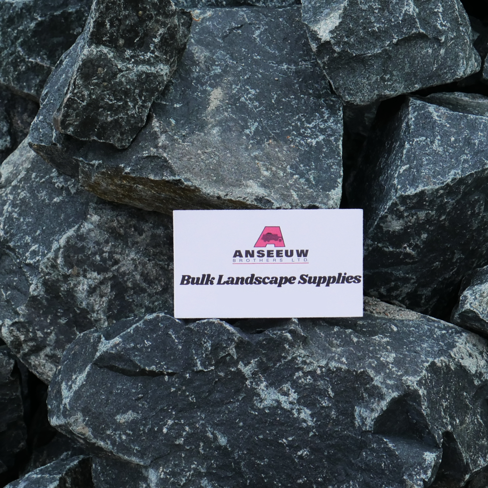 Anseeuw Bros 4" to 6" Black Granite available for pickup or delivery to Winnipeg and Southern Manitoba